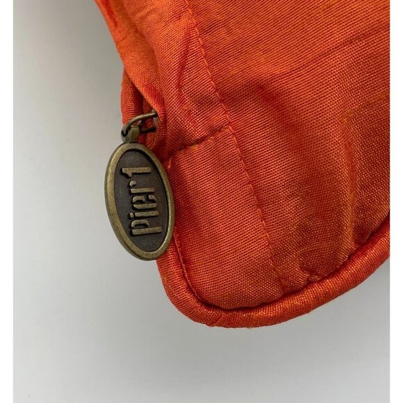 Pier 1 Halloween BOO Applique Embroidered Letters Spider Webs Word Art Pillow - Picture 4 of 6